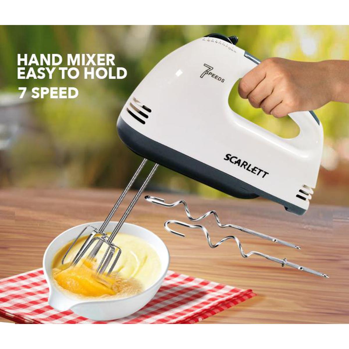 Scarlet 7 Speeds Electric Hand Beater