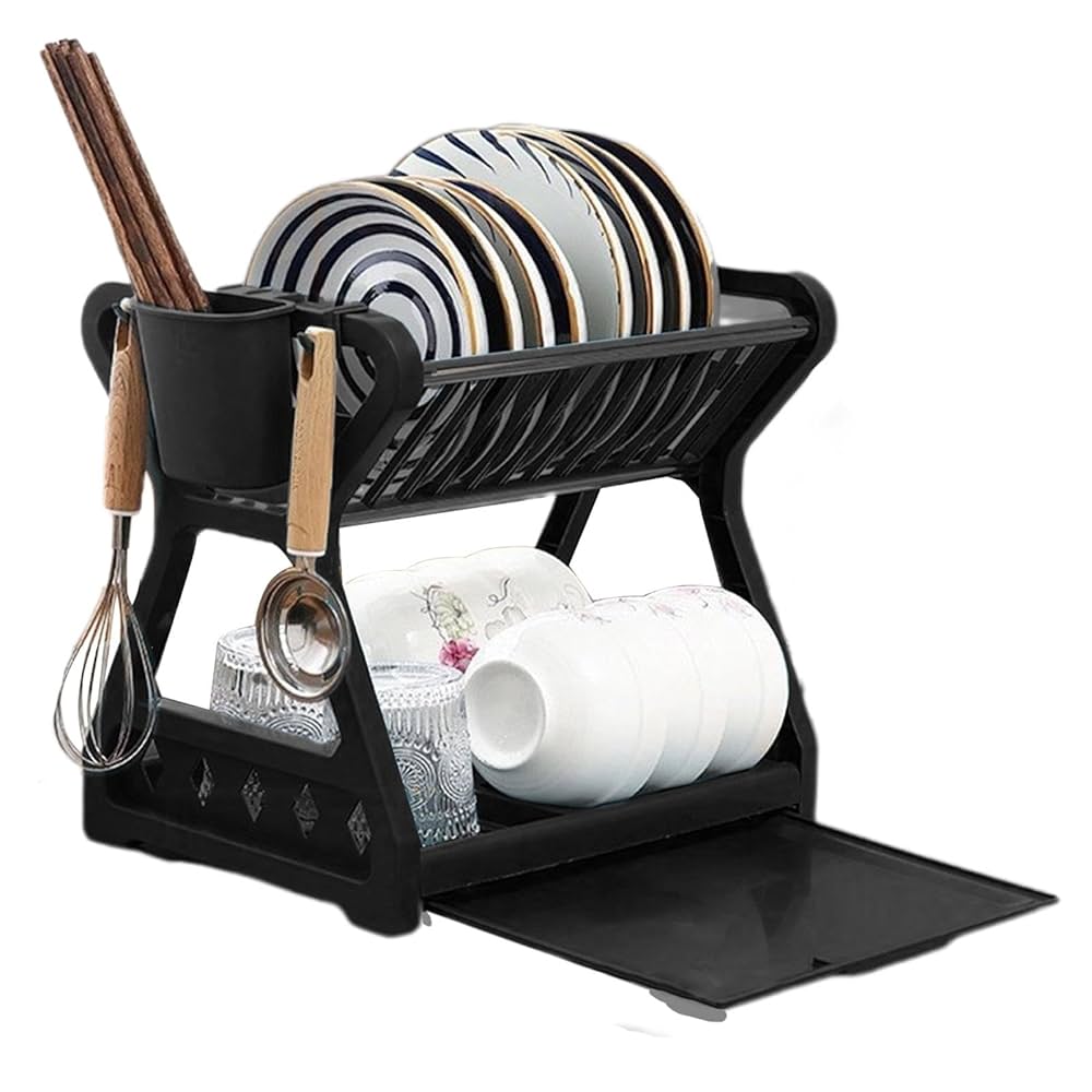 Multi Purpose Kitchen Plastic Comfort Rack (Random Colours)