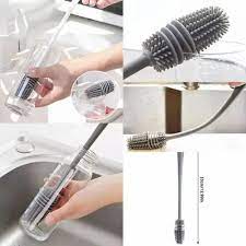 Silicon Glass & Cleaning Brush