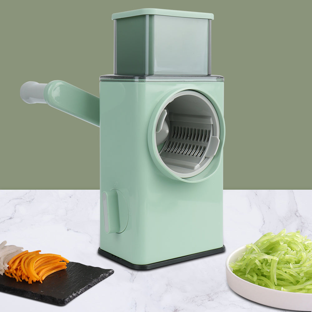 Multi-Function Manual Rotary Vegetable Camera Shape Cutter & Slicer with Rust-Resistant Stainless Steel