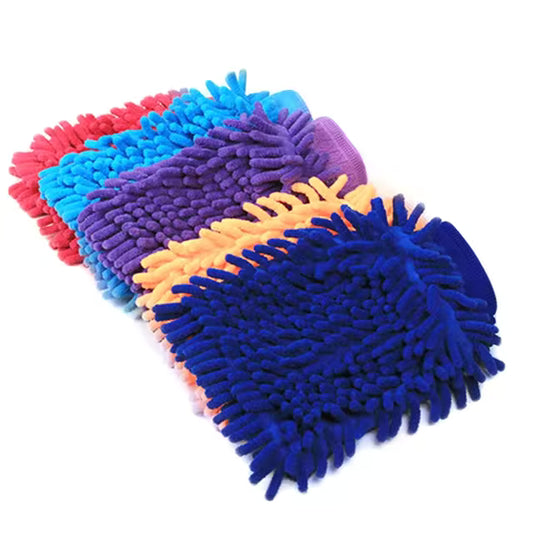 One Sided Microfiber Wash Mitt for Car Cleaning Mitts
