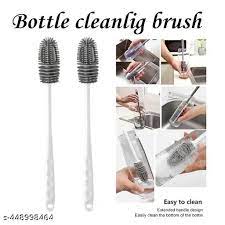 Silicon Glass & Cleaning Brush