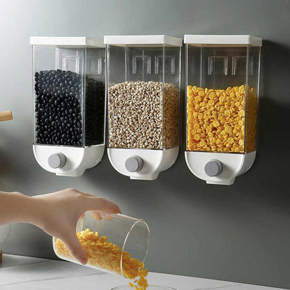 1.5L Wall Mounted Rice & Pulses Dispenser