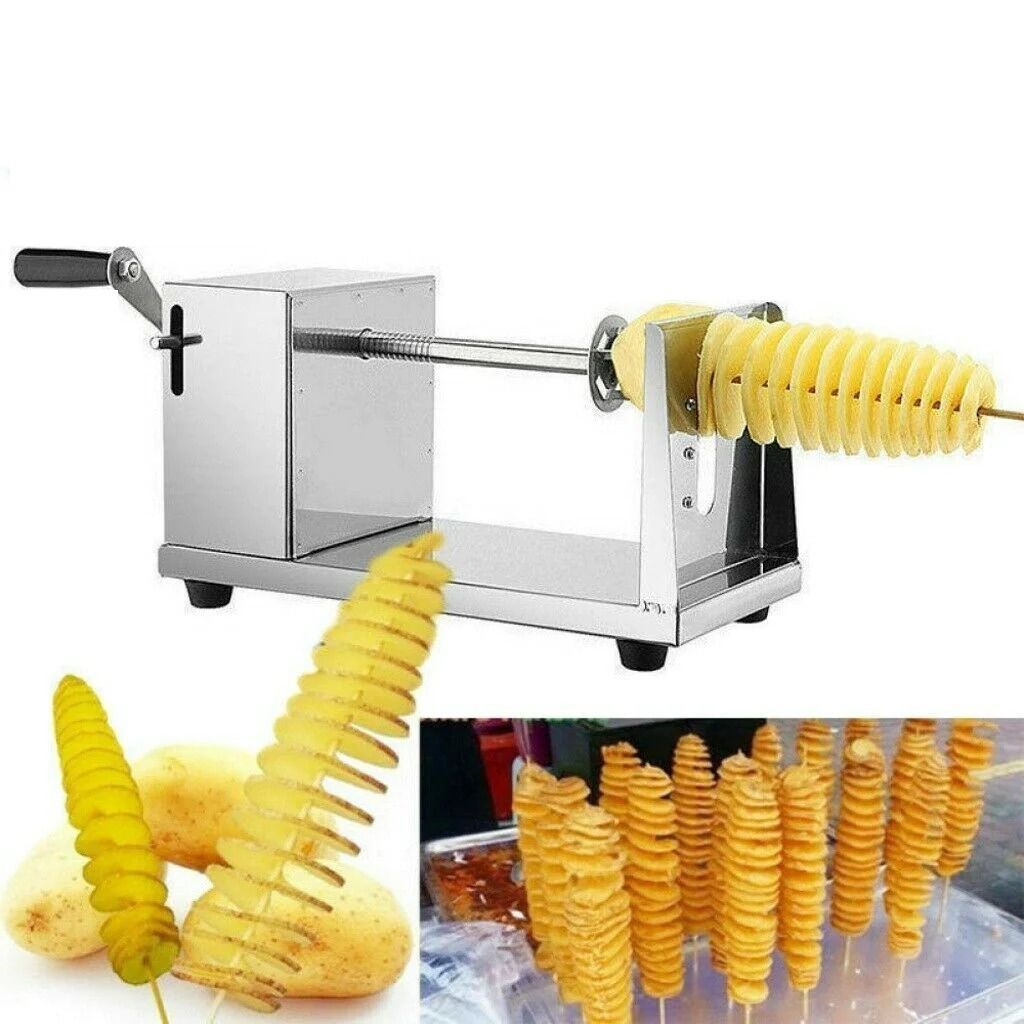 Potato spiral machine