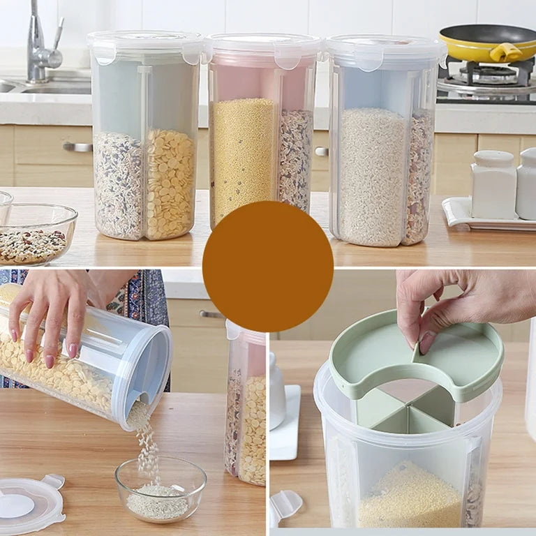 Plastic Marshal Storage Jar – 3 Container Box