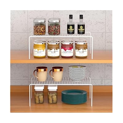 Kitchen Accessories Storage Inside Cabinet Desktop Rack Shelf Organizer