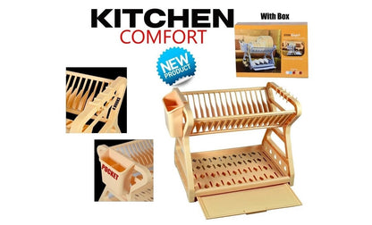 Multi Purpose Plastic Kitchen Comfort Plates & Spoon Rack