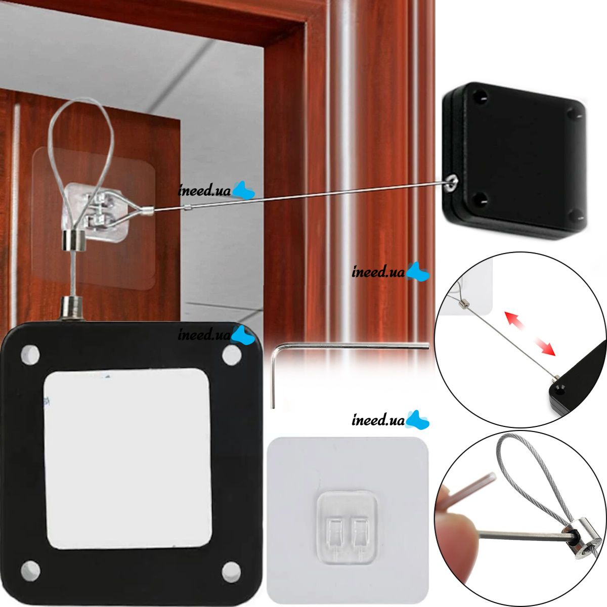 Punch-free Automatic Door Closer Sensor Auto for Kitchen Home All Doors Security