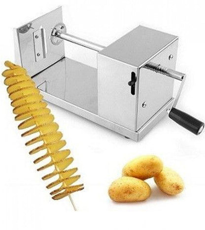Potato spiral machine