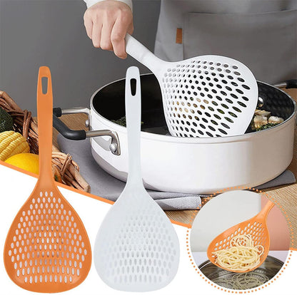 Large Heat-Resistant Long-Handle Colander