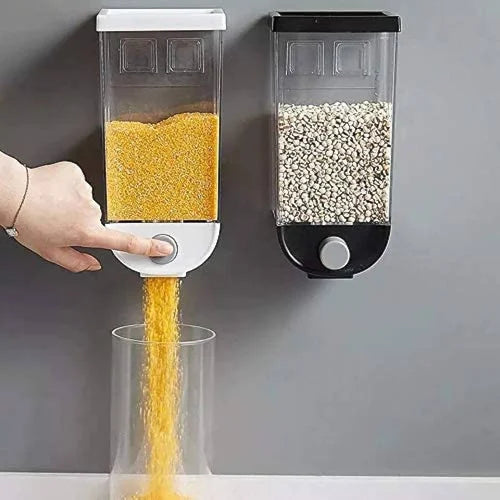 1.5L Wall Mounted Rice & Pulses Dispenser