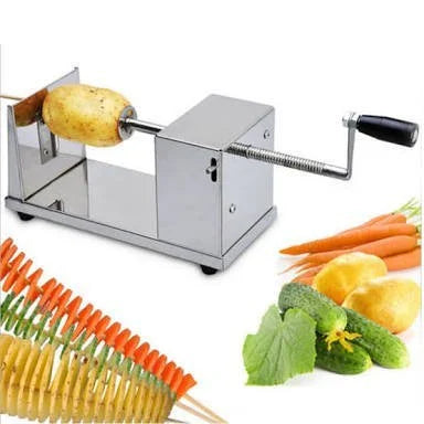 Potato spiral machine