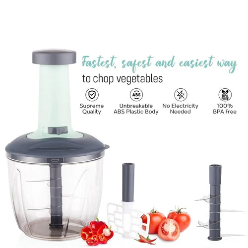 1.5 Liter Kitchen Handy Push Chopper
