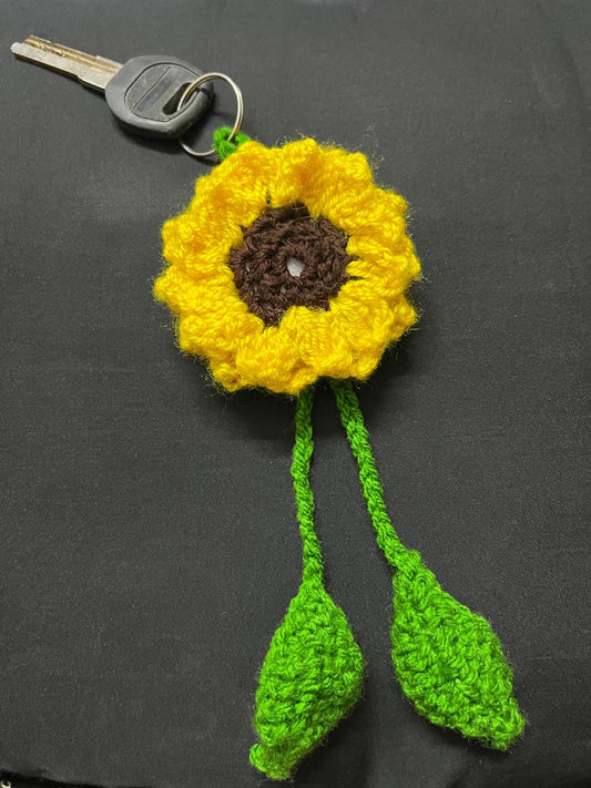 Sunflower Hand Made Key Chains